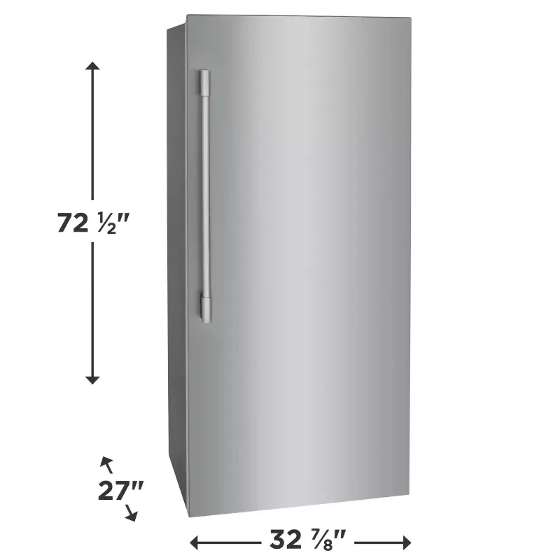 Frigidaire Combo gemelas de refrigerador y congelador con trim kit FPRU19/FPFU19